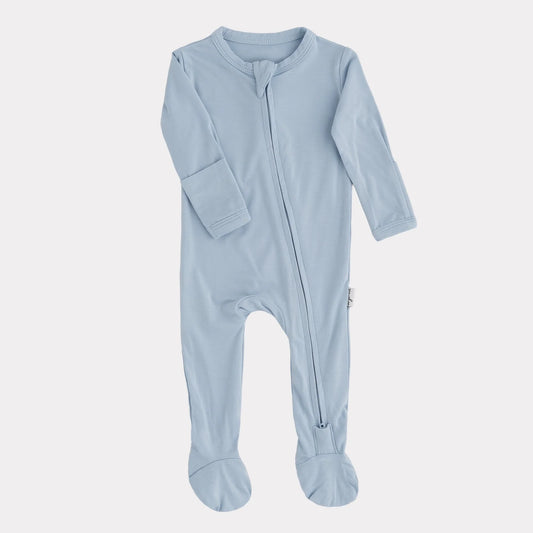 Pip + Phee - Bamboo Footed Sleeper - Alaskan Blue