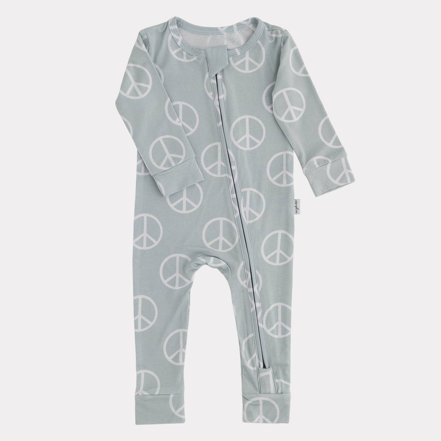 Pip + Phee - Bamboo Footless Sleepers | LE Prints: Dainty-floral / 3T
