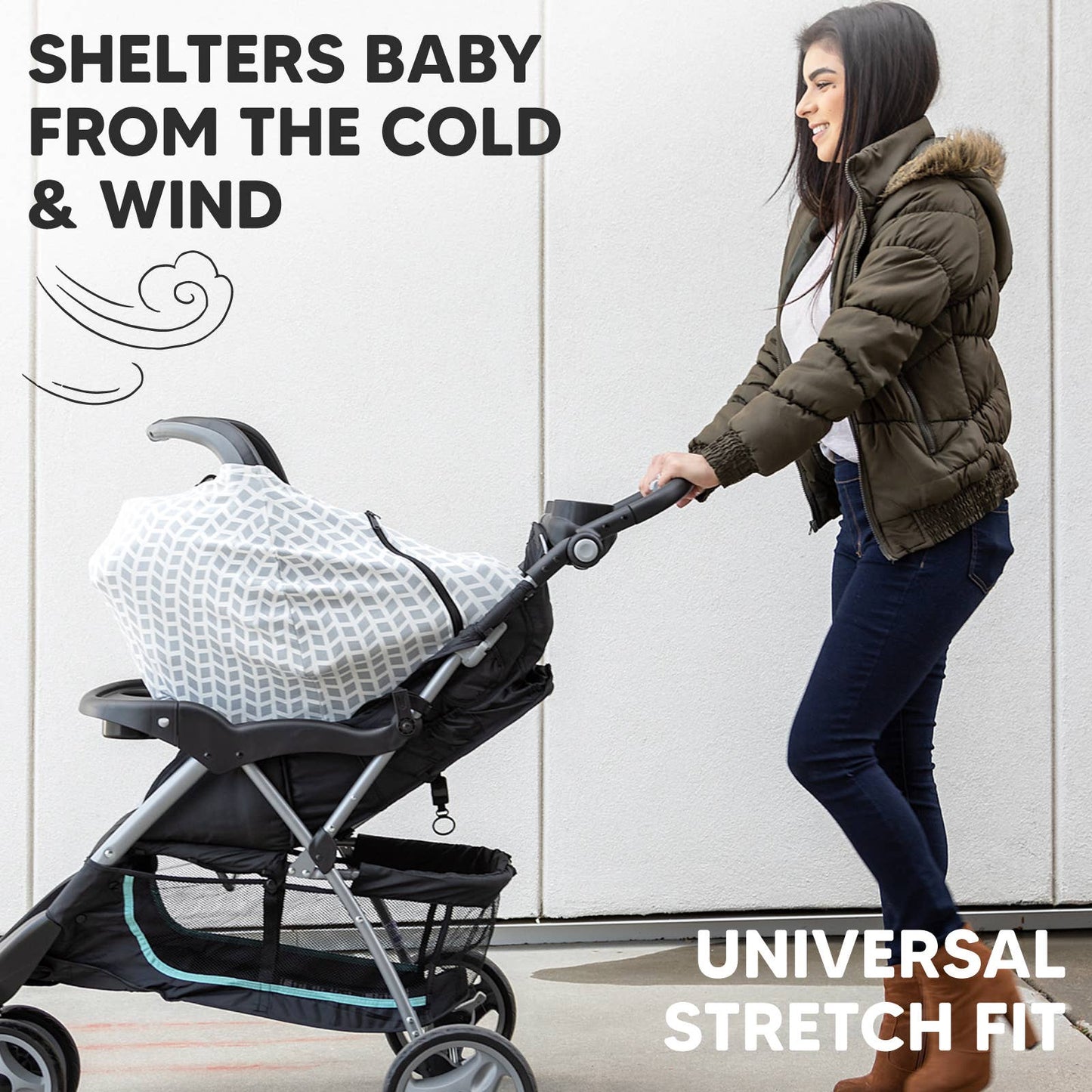 KeaBabies Warmzy Baby Carseat Cover (Arcadia) - ARRIVING FIRST WEEK OF DECEMBER