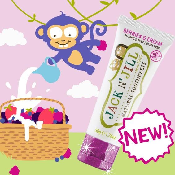 Jack N Jill Kids - Toothpaste - Berries + Cream
