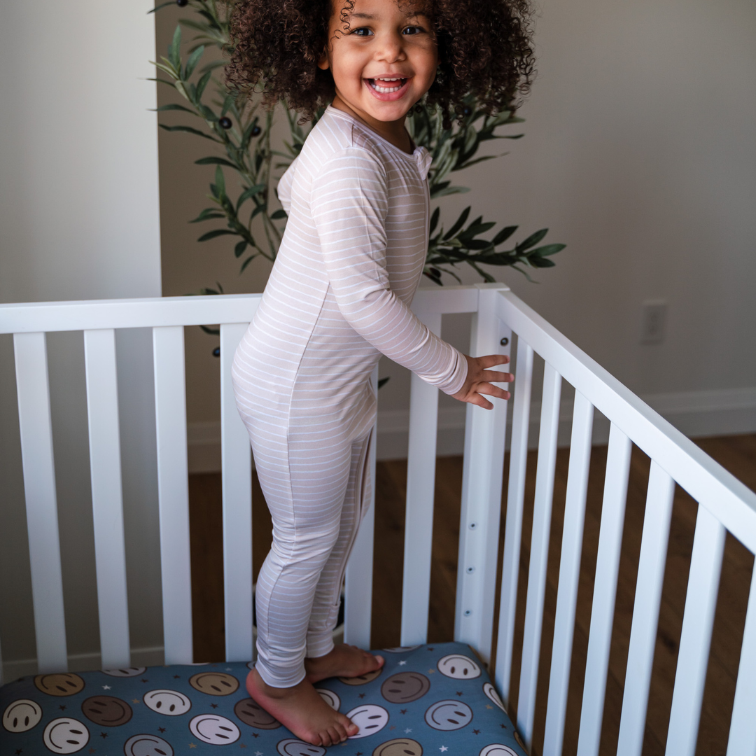 Pip + Phee - Bamboo Footless Sleepers | LE Prints #2: Multi-check / 3T