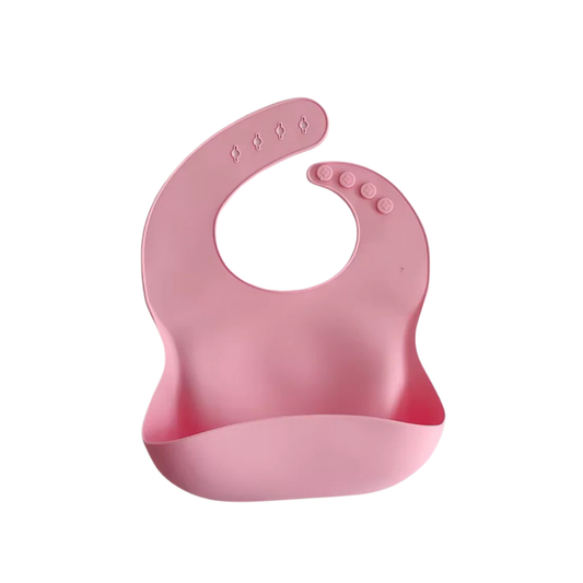 Pink - Silicone Bib