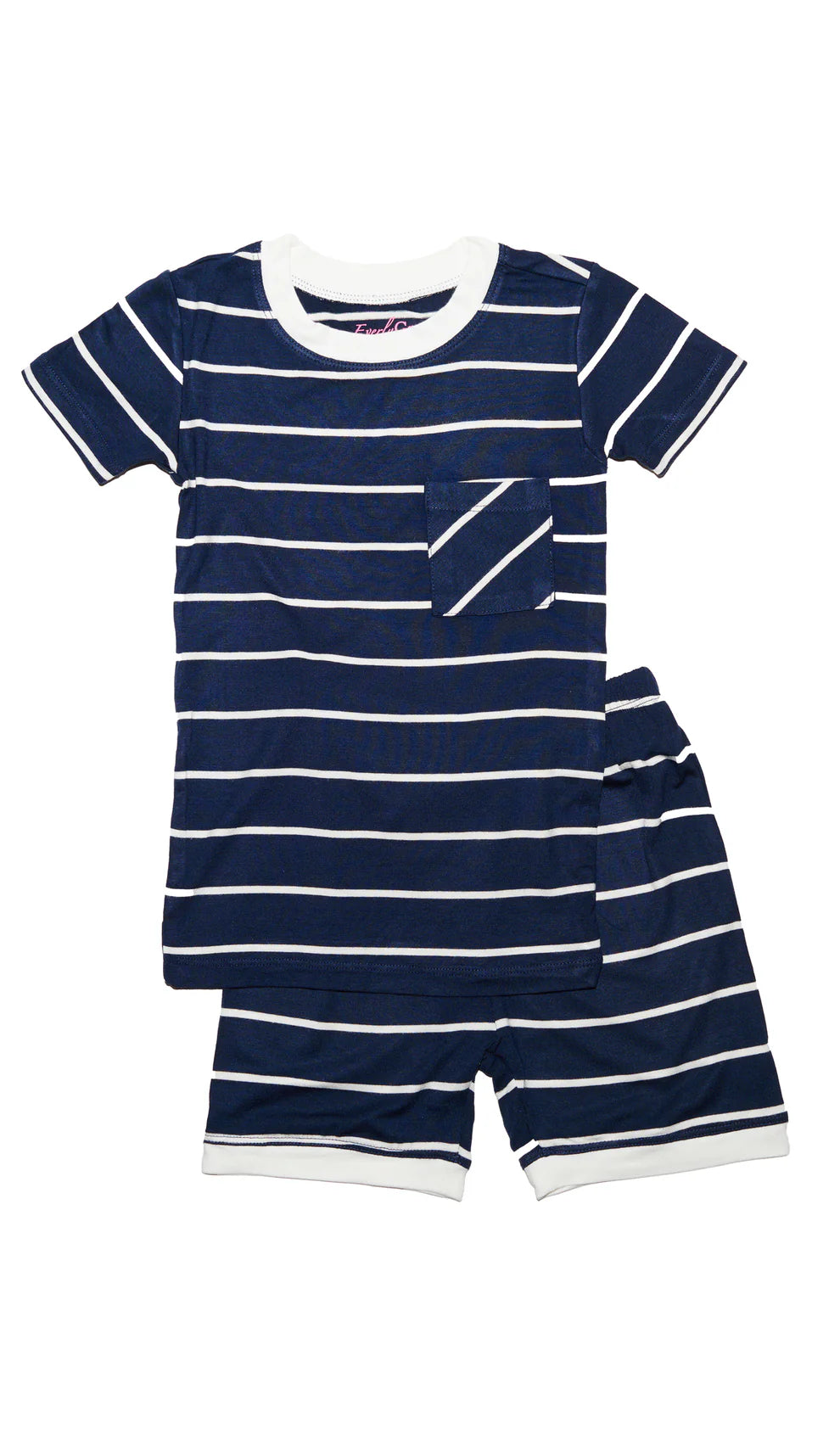 Everly Grey - Aydenne Kids 2 Piece Short PJ's - Navy