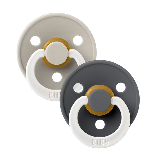 BIBS - Colour GLOW 2 Pack - Sand/Iron