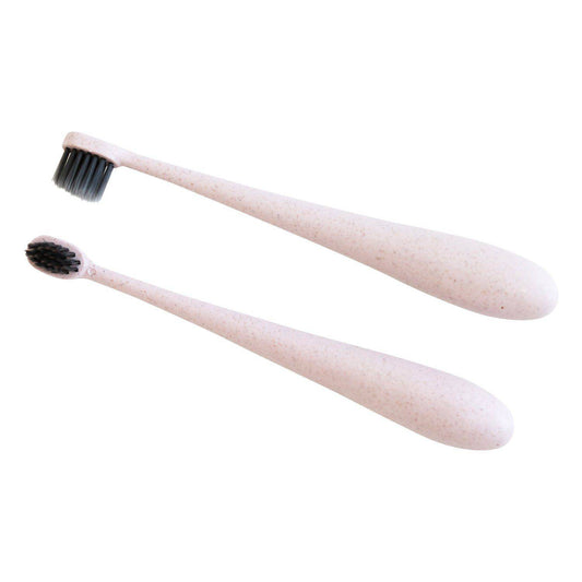 Glitter & Spice - Kids Wheatstraw Toothbrush - Pink