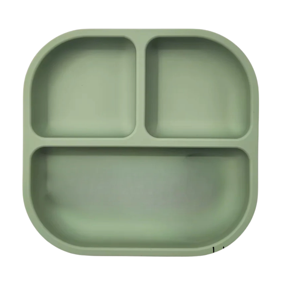Silicone Suction Plate w/Dividers