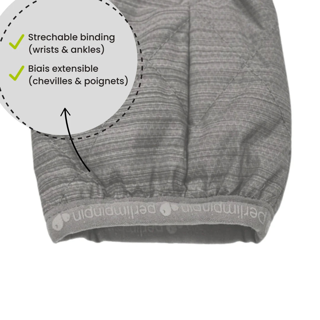 Perlimpinpin - CAR SEAT SAFE - One Piece Baby Snowsuit - Black