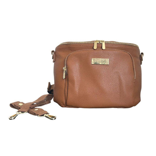 Bellaboo Boutique - Bellaboo Sling Crossbody Stroller Bag Tan