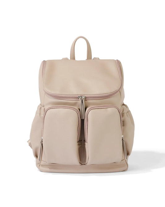 OiOi - Signature Nappy Backpack - Oat