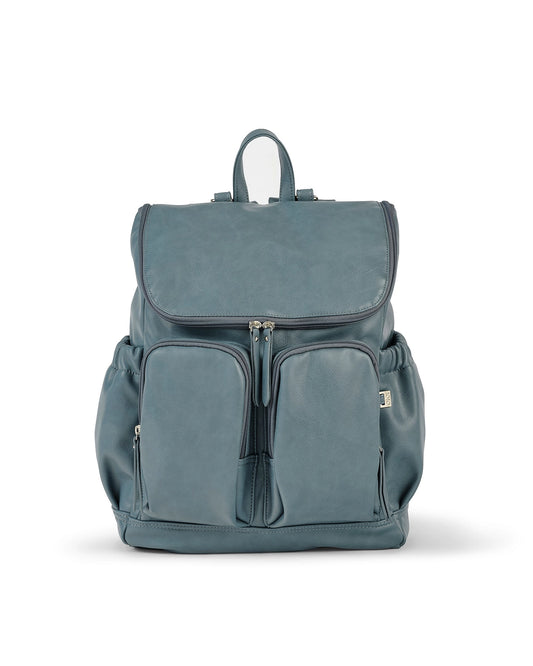 OiOi - Signature Nappy Backpack - Stone Blue