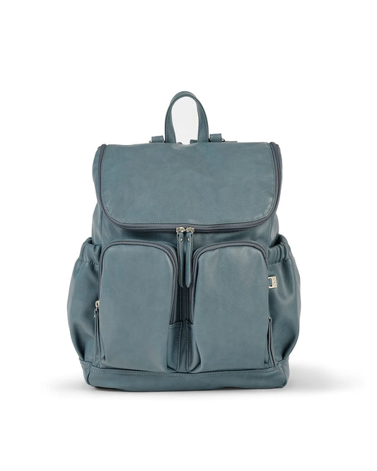 OiOi - Signature Nappy Backpack - Stone Blue