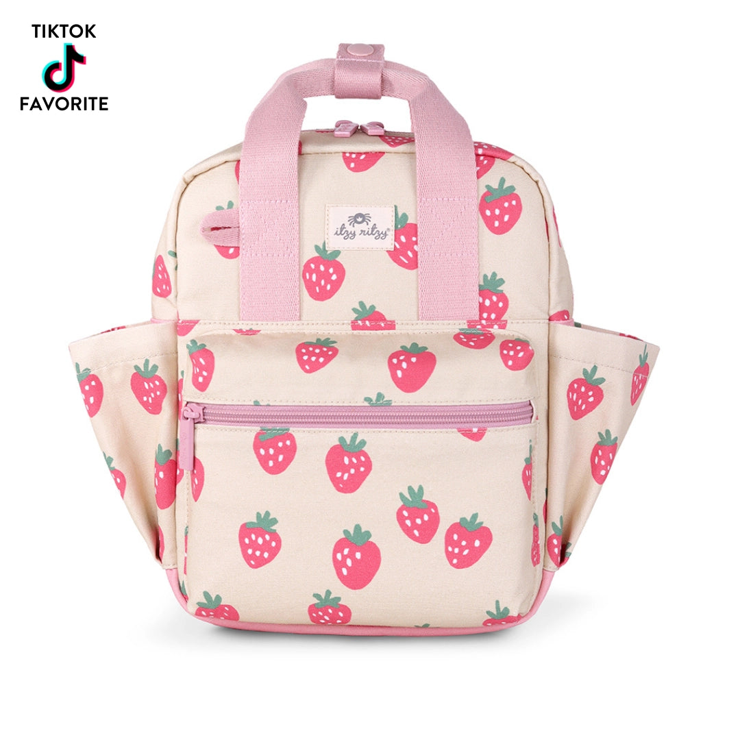 Itzy Ritzy - Bitzy Backpack - Strawberries