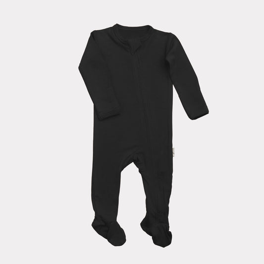Pip + Phee - Bamboo Footed Sleeper - Night Black
