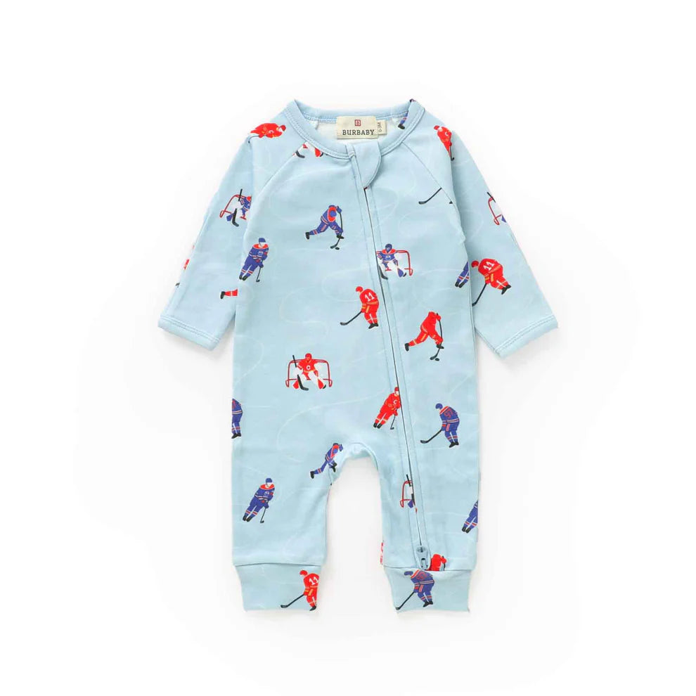 Rivalry of Alberta Zipper Romper for Your Little Hockey MVP