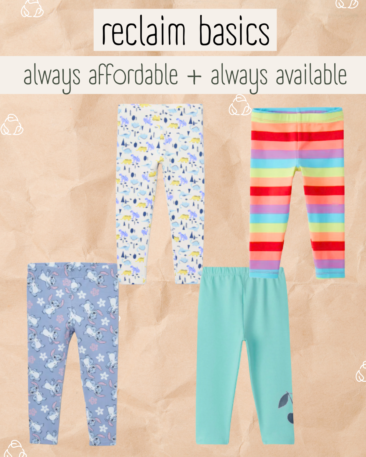 Reclaim Basics: Leggings 4 for $10