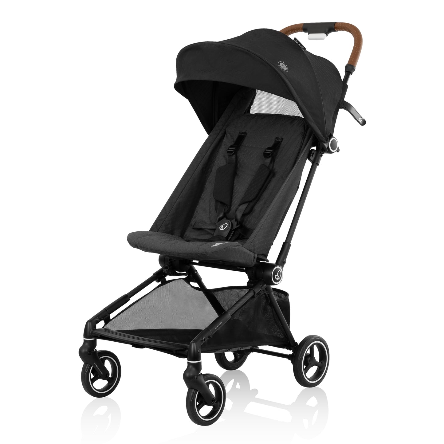 🔥 HOT DEAL🔥 Evenflo - Hummingbird Ultra-Lightweight Carbon Fiber Stroller - Crest Gray