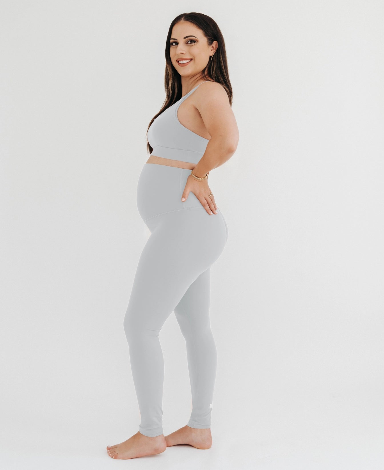 AXK Maternity - Core Curve Legging - Light Grey