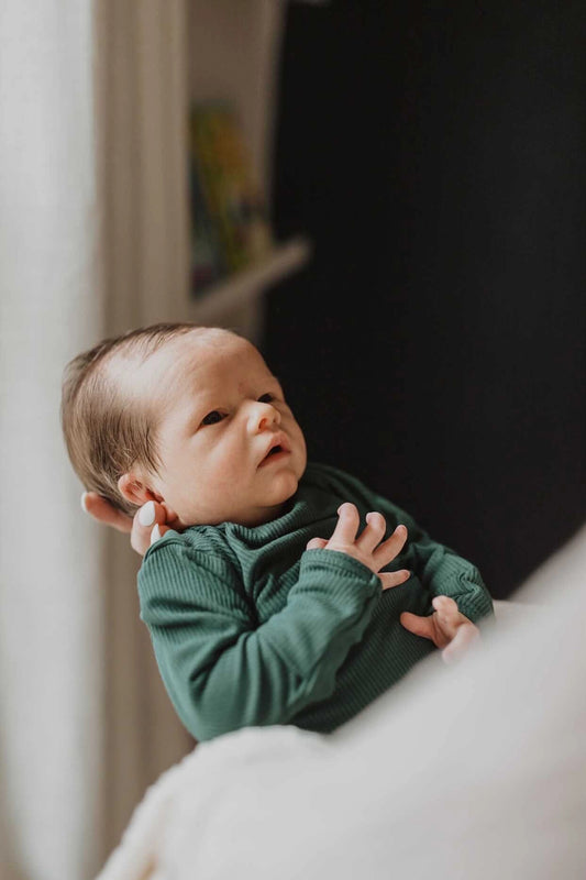 Three Little Tots - Knotted Newborn Gown - Forest