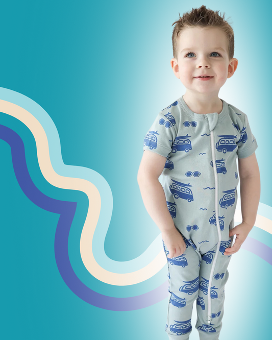 Parade Organics - Surfs Up! - Organic Signature '2-Way' Zip Romper