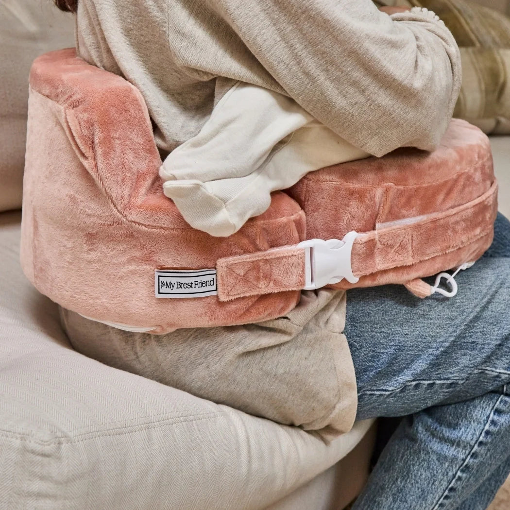 My Brest Friend - Super Deluxe Nursing Pillow - Dusty Rose