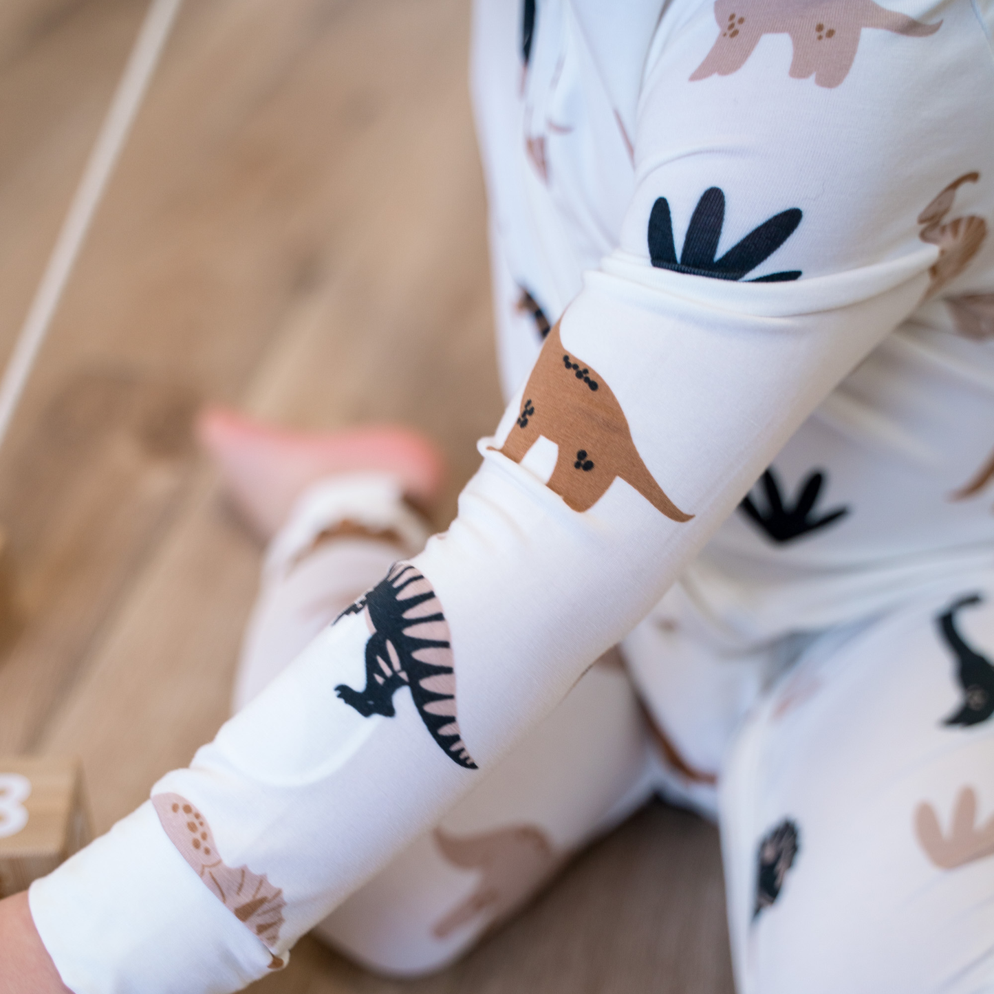 Pip + Phee - Bamboo Footless Sleepers | LE Prints #2: Multi-check / 3T