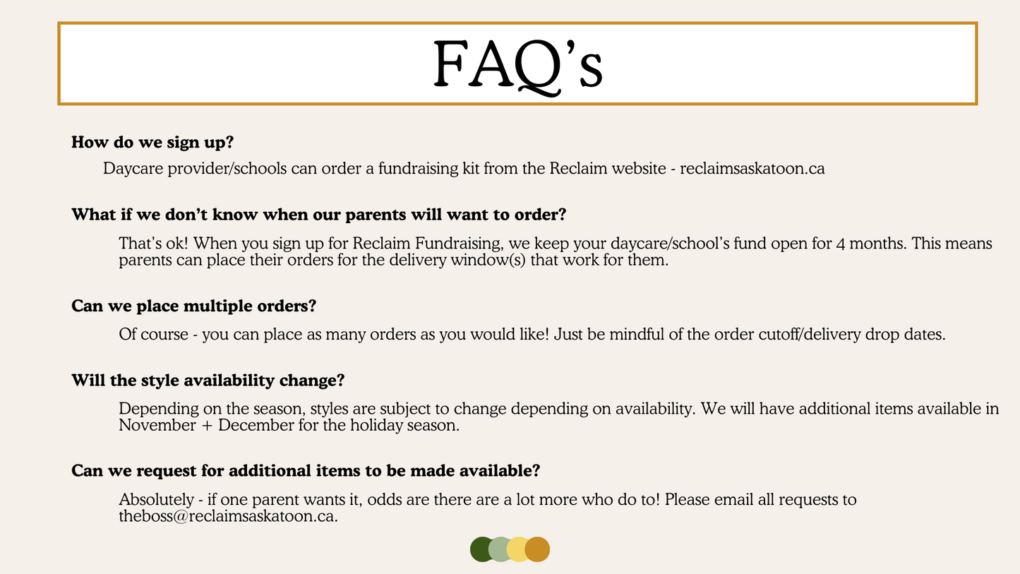 Reclaim MBK Fundraising Program - Starter Package