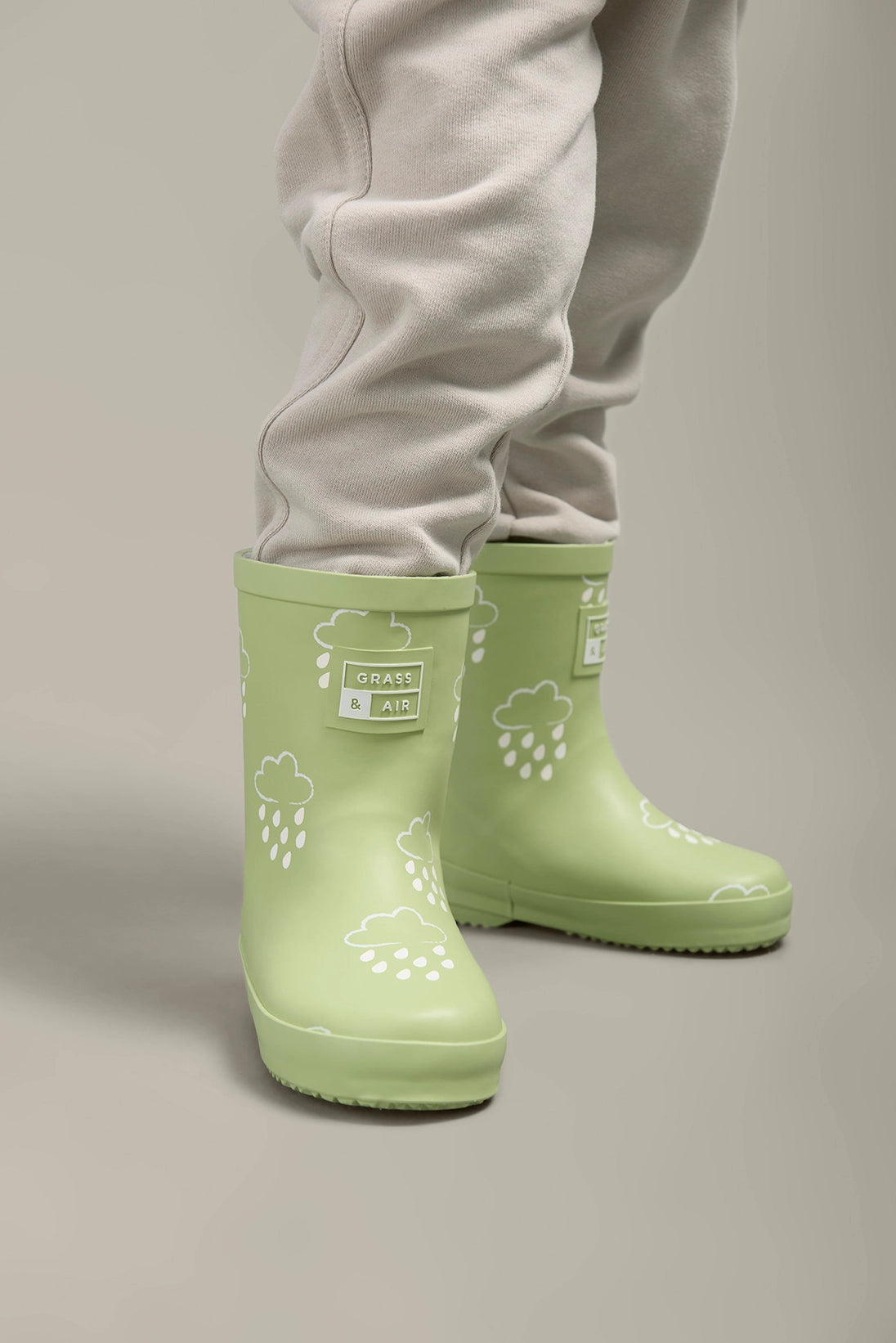 Grass & Air - Colour Changing Rain Boots (Wellies) - Glacial Green