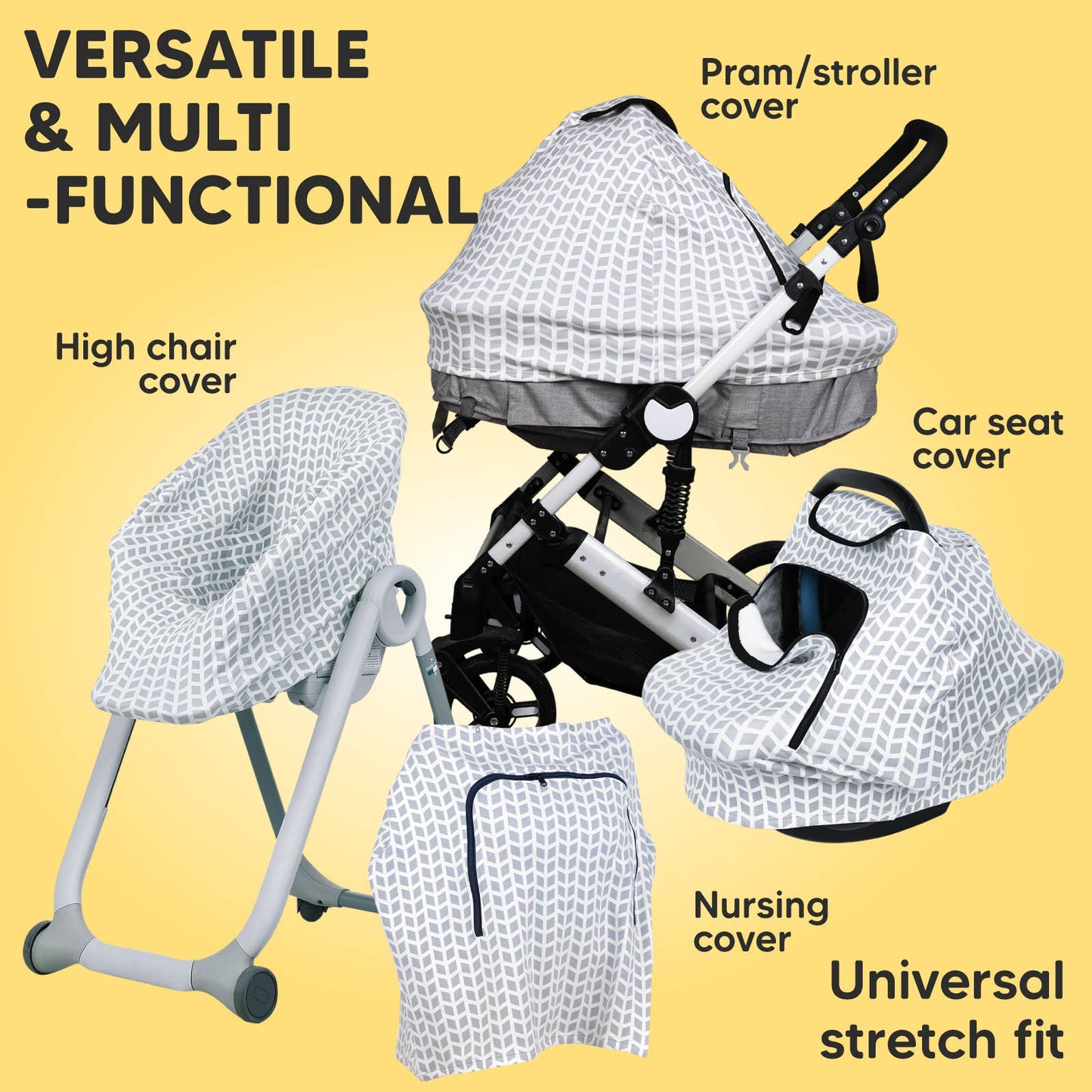 KeaBabies Warmzy Baby Carseat Cover (Arcadia) - ARRIVING FIRST WEEK OF DECEMBER