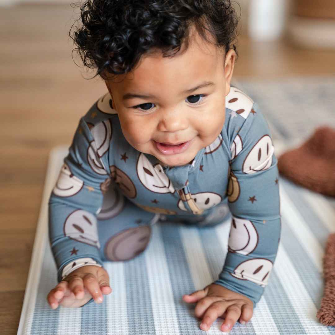 Pip + Phee - Bamboo Footless Sleepers | LE Prints #2: Cafe-floral / 3T