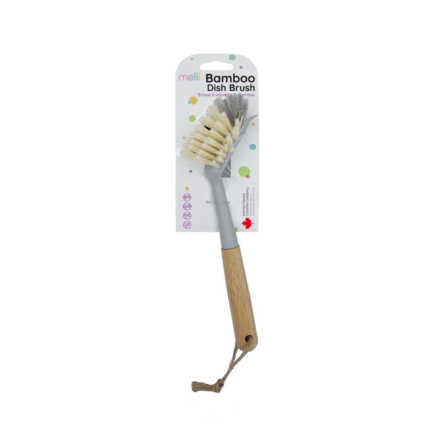 Melii - Bamboo Dish Brush Scrubber