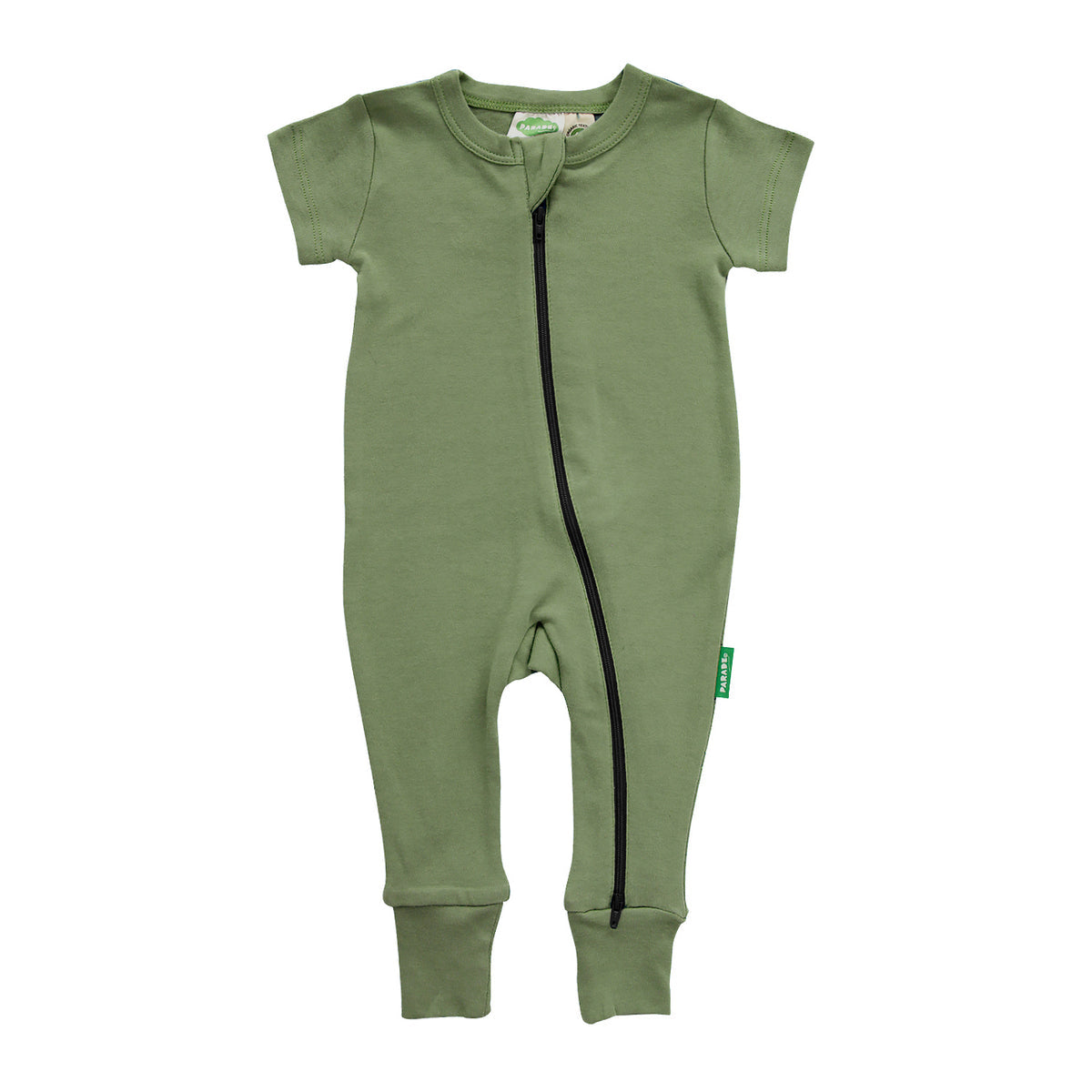 Parade Organics "2-Way" Zip Romper Short Sleeve