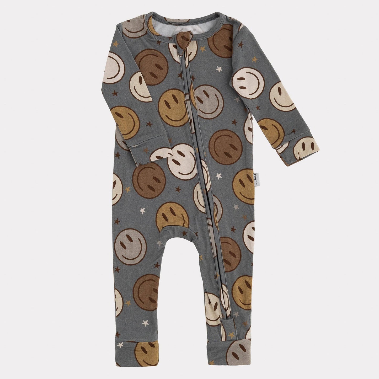 Pip + Phee - Bamboo Footless Sleepers | LE Prints #2: Multi-check / 2T