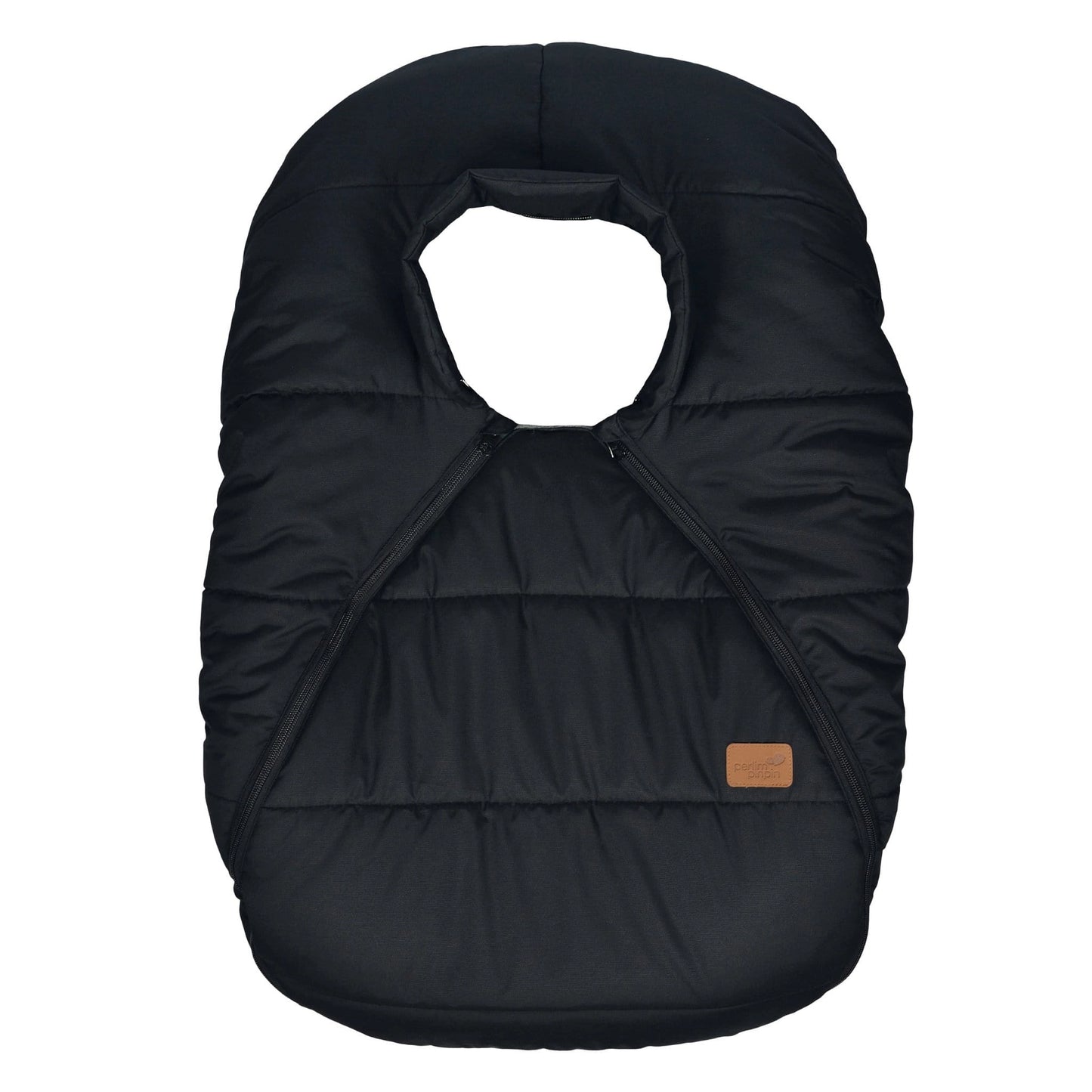 Perlimpinpin - Winter Elastic-Fitted Car Seat Cover - Black