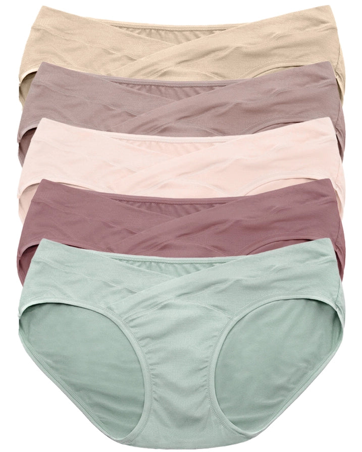 Kindred Bravely - Under-the-Bump Bikini Underwear (5-Pack)Maternity/Postpartum