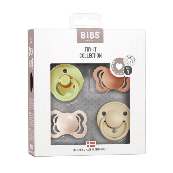 BIBS Try It Collection Pacifier - Meadow Tones 4 Pack