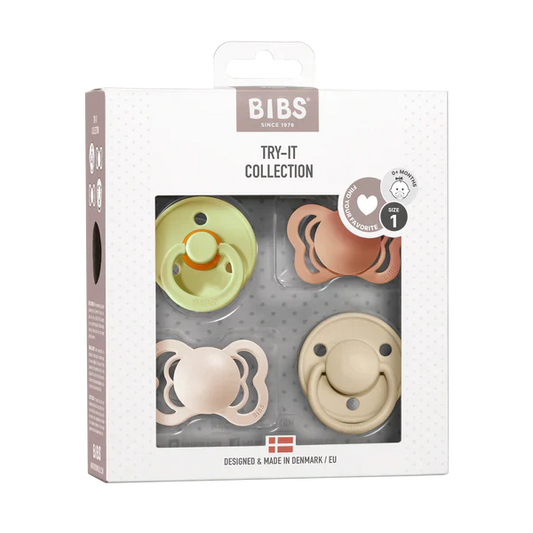 BIBS Try It Collection Pacifier - Meadow Tones 4 Pack