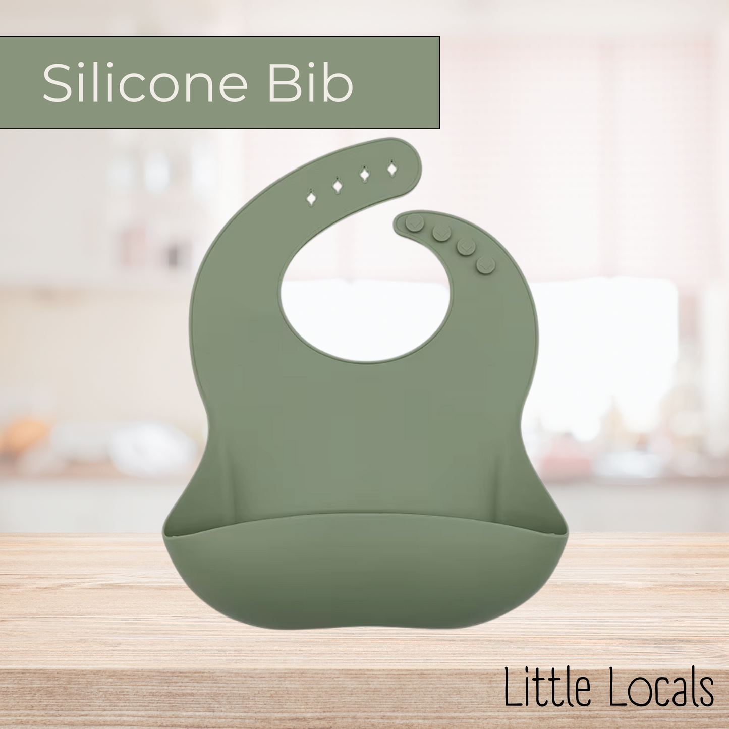 Little Locals Silicone Bib