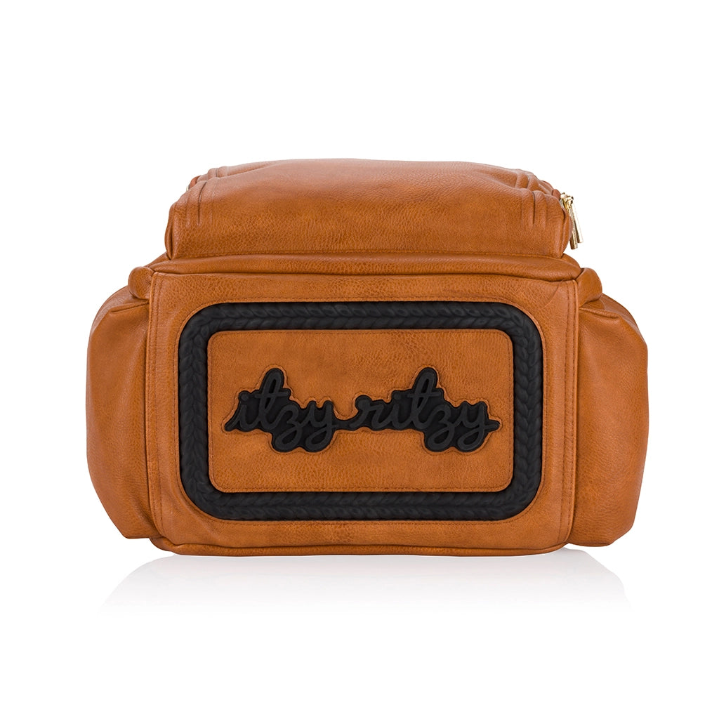 Itzy Ritzy - Cognac Boss Plus Backpack Diaper Bag