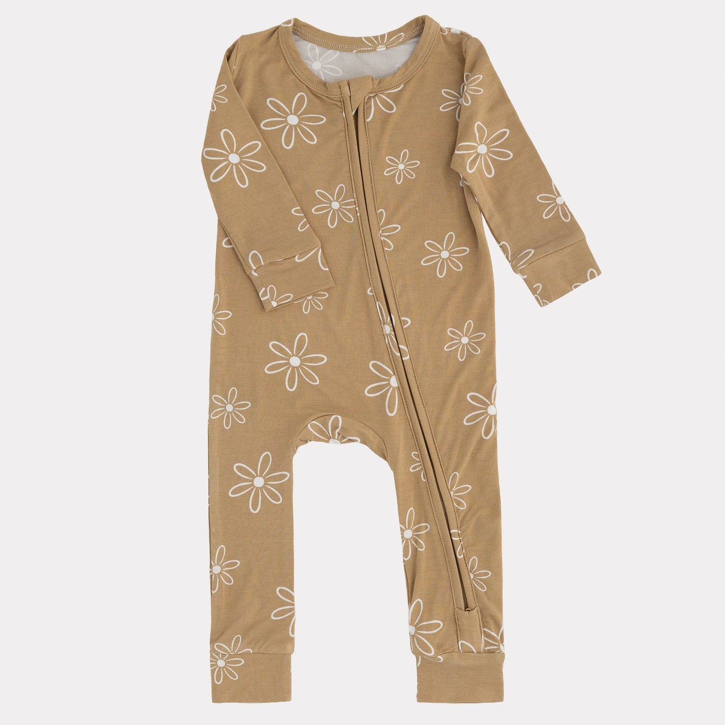 Pip + Phee - Bamboo Footless Sleepers | LE Prints #2: Teal-smiley / 3T