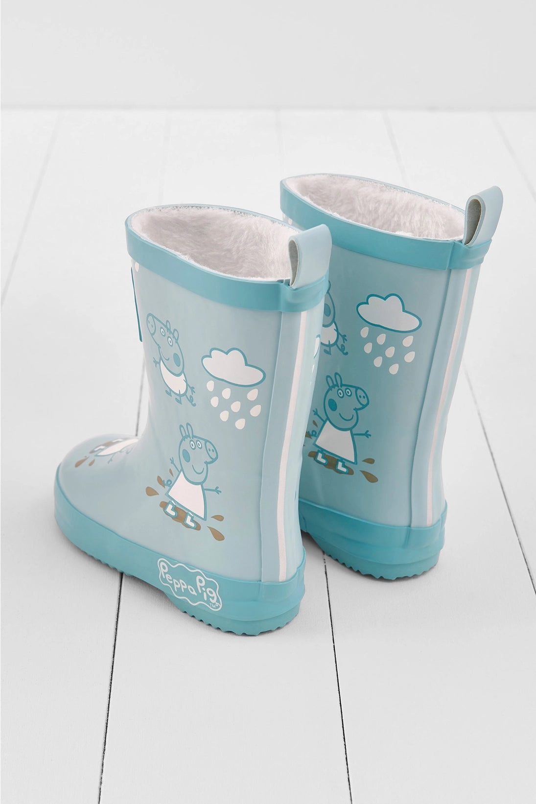 Grass & Air - Colour Changing Rain Boots (Wellies) - Peppa Pig Blue