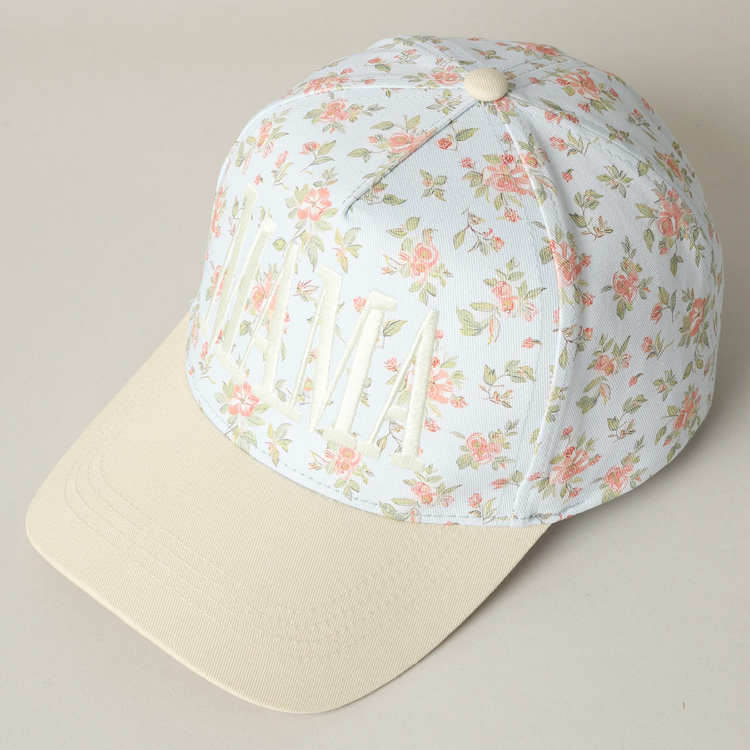 Mama Hat - Floral Embroidery