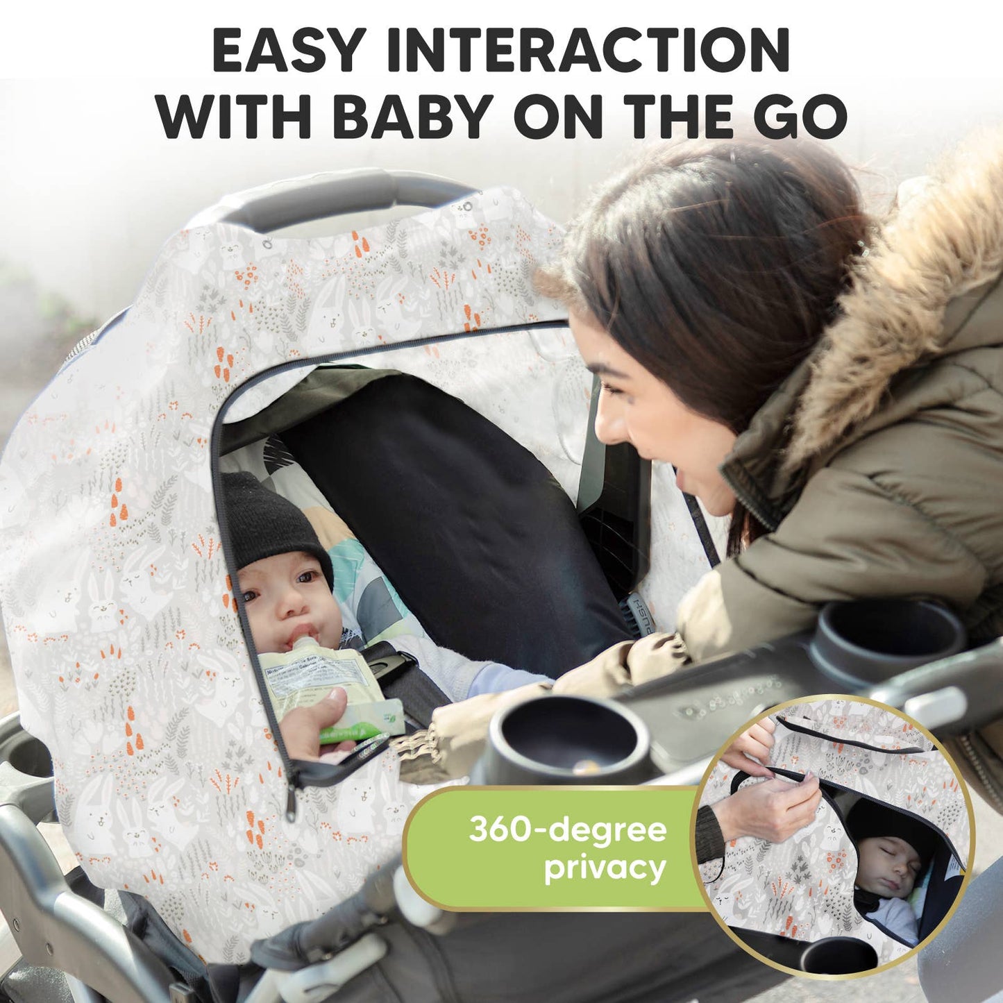 KeaBabies Warmzy Baby Carseat Cover (Fable) ARRIVING FIRST WEEK OF DECEMBER