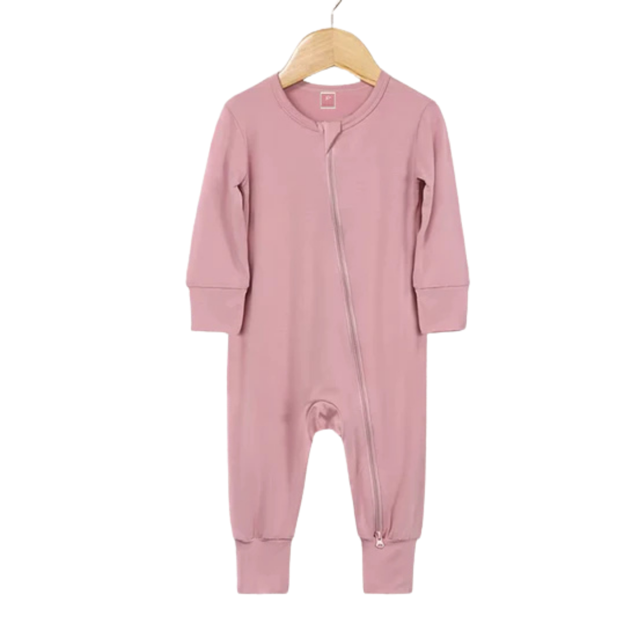 Merlot - Long Sleeve Bamboo Sleep + Play Romper