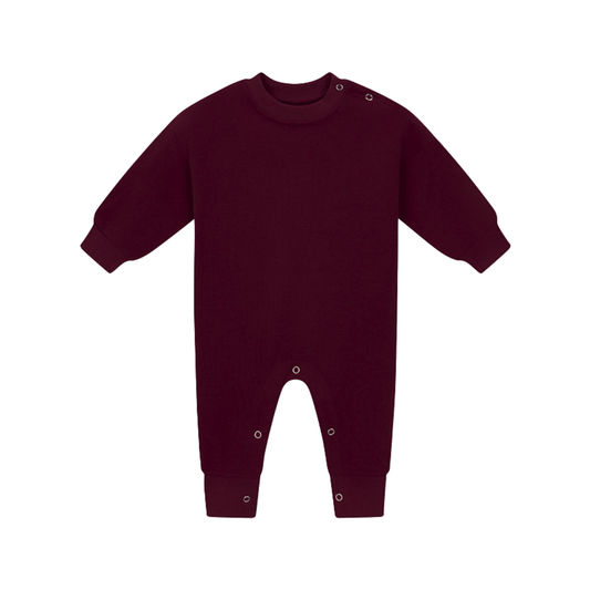 Merlot - ❤ Family Matching French ❤ Terry Sweater Romper