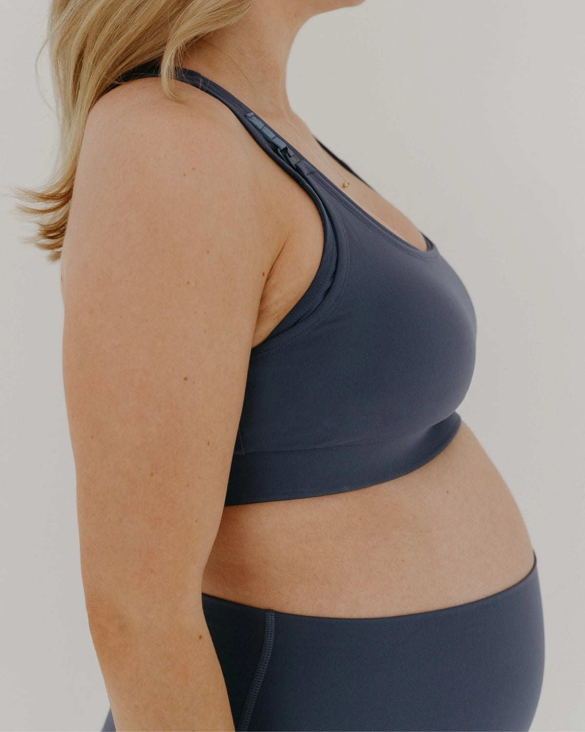 AXK Maternity - Full Support Nursing Bra - Blue