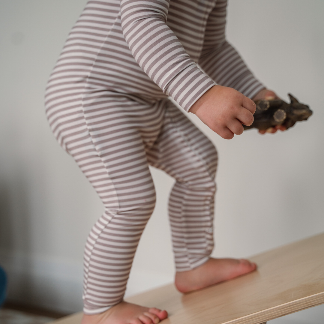 Pip + Phee - Bamboo Footless Sleepers | LE Prints: Dainty-floral / 3T