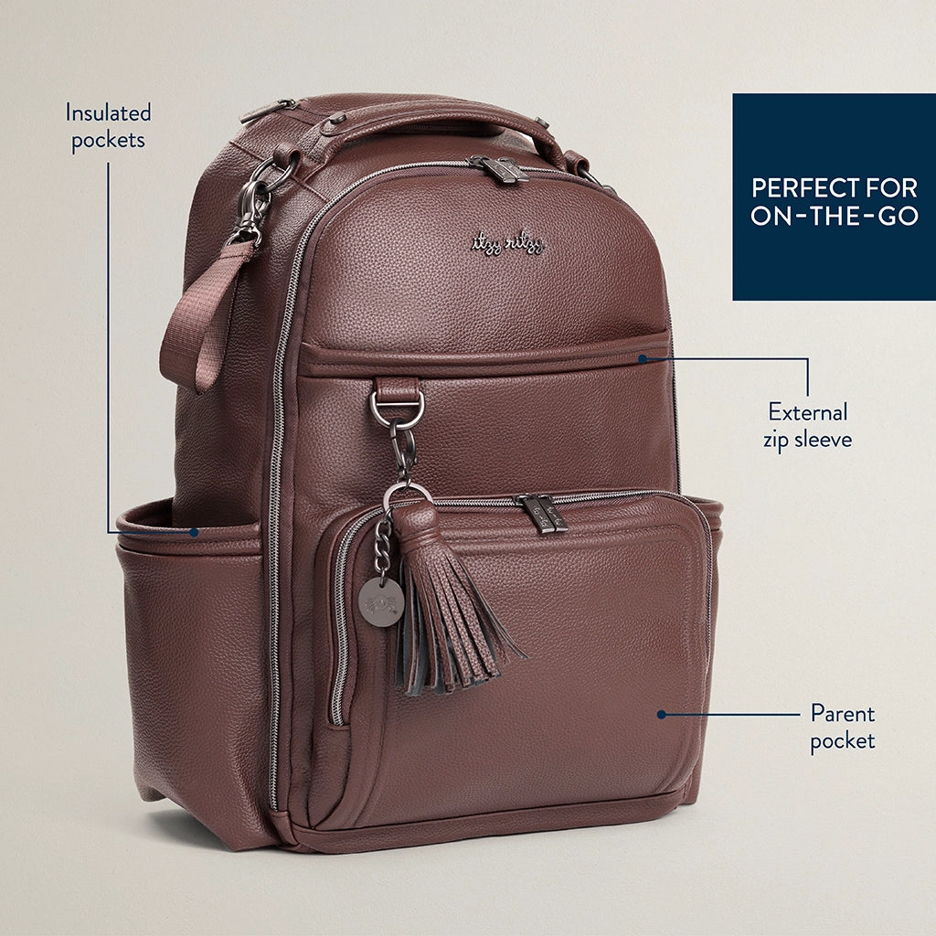 Itzy Ritzy - Espresso Boss Plus Backpack Diaper Bag