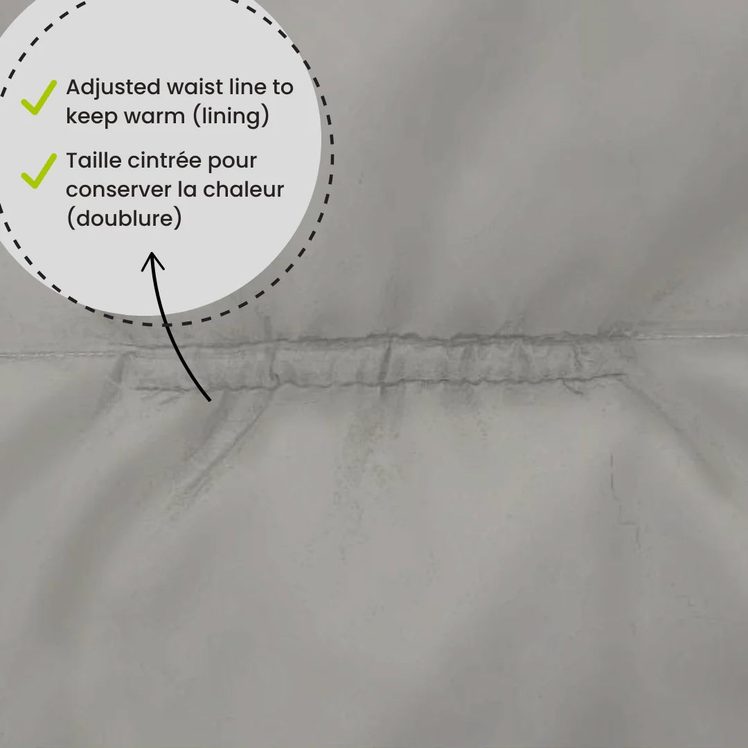 Perlimpinpin - CAR SEAT SAFE - One Piece Baby Snowsuit - Black