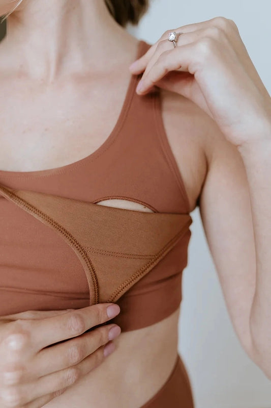 AXK Maternity - Full Support Nursing Bra - Brown