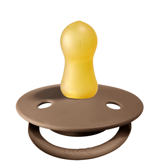 BIBS - Latex Pacifier 2 Pack - Dark Oak